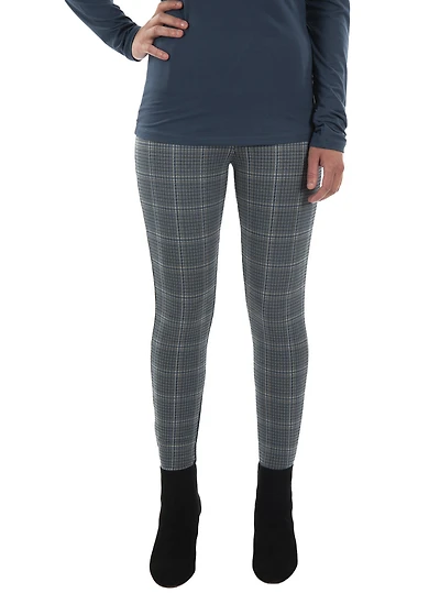 Pantalon ajusté à motif