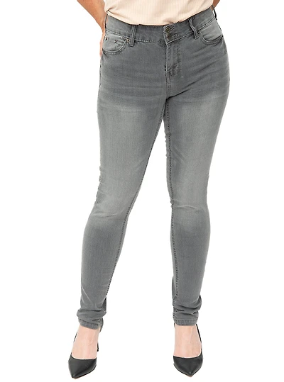 Jean étroit taille régulière | Modèle 2 boutons