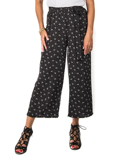 Pantalon Pentagone à petites fleurs