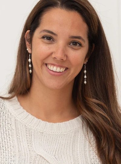 Boucle d’oreilles avec perles