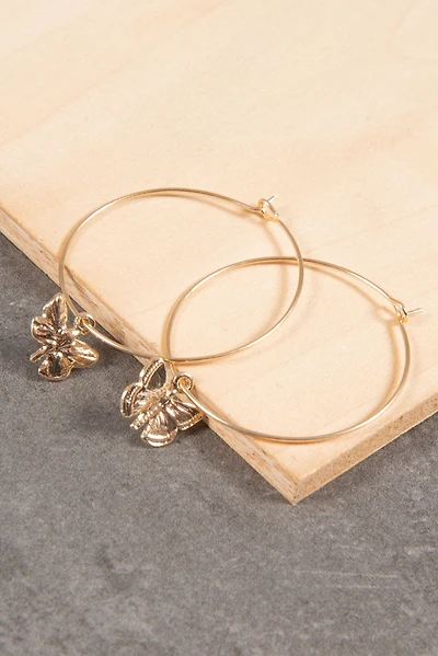 Anneaux petits papillons | 2 couleurs