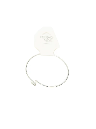 Bracelet argent avec embout en forme de flèche