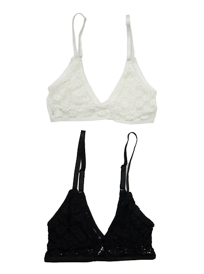 Bralette dentelle en « triangle »