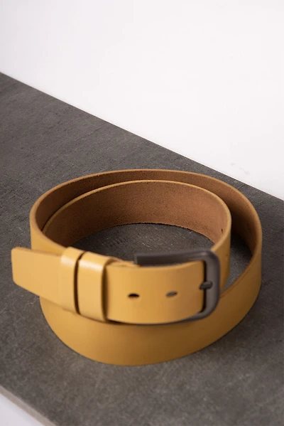 Ceinture en cuir boucle vintage | 2 couleurs