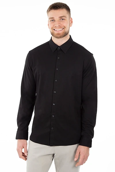 Chemise extensible unie Projek Raw | Modèle beau 2 couleurs