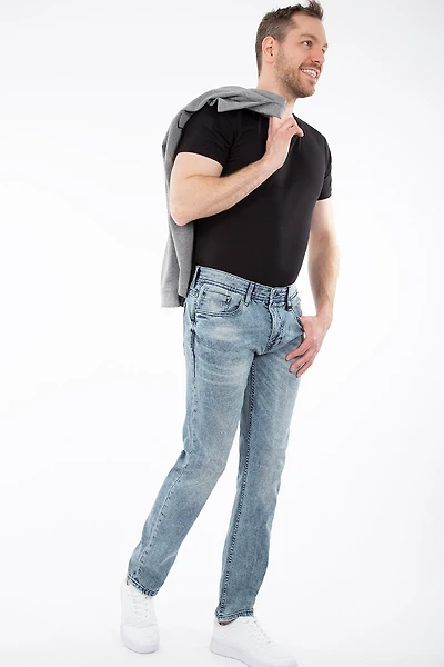 Jean étroit délavé | Projek Raw Modèle Nikko