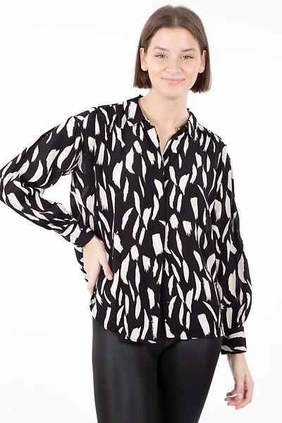 Blouse bicolore | Fransa