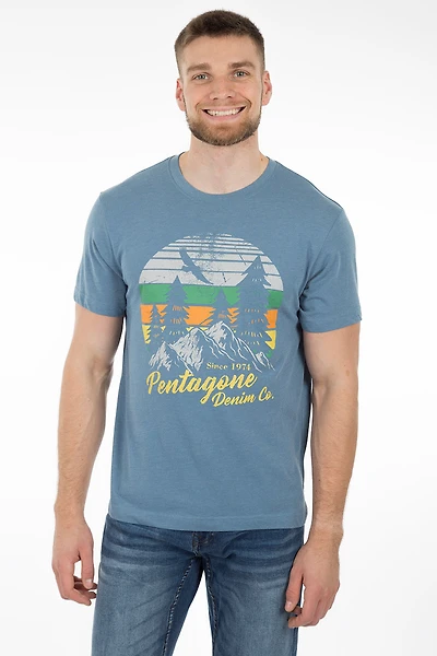 T-shirt imprimé nature | 3 couleurs