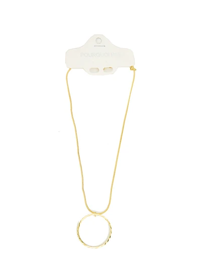 Collier avec anneau