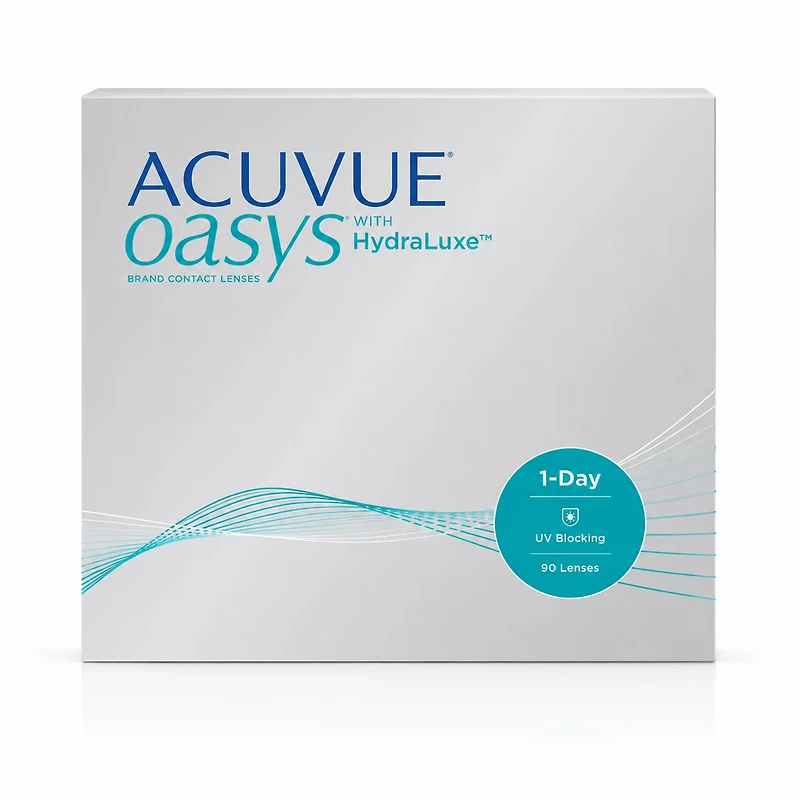 Acuvue Oasys 1 Day avec HydraLuxe 90 lentilles