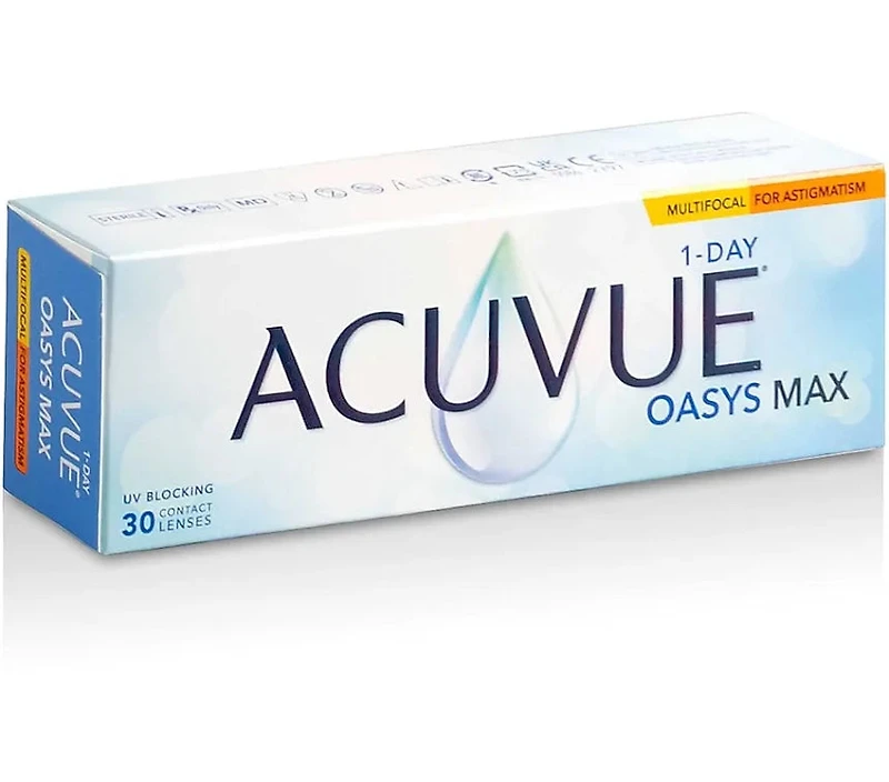 Acuvue Oasys 1day MAX Multifocal For Astigmatism 30 pk