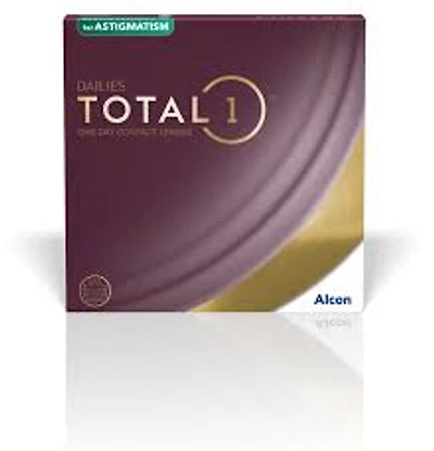 Alcon Dailies Total 1 for Astigmatism 90pk (no extra fees)