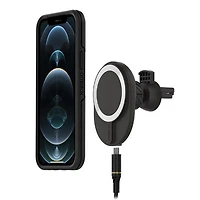 Wireless Car Charger Vent Mount Black