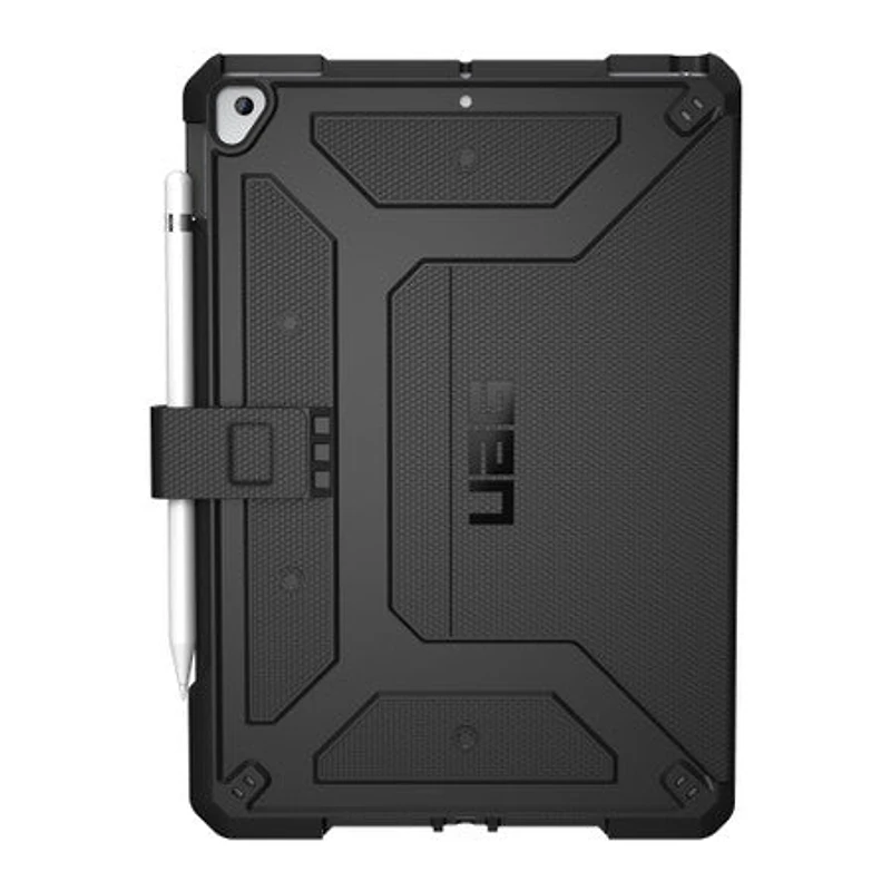 Metropolis Rugged Folio Case Black for iPad 10.2 2021 9th Gen/10.2 2020 8th Gen/iPad 10.2 2019