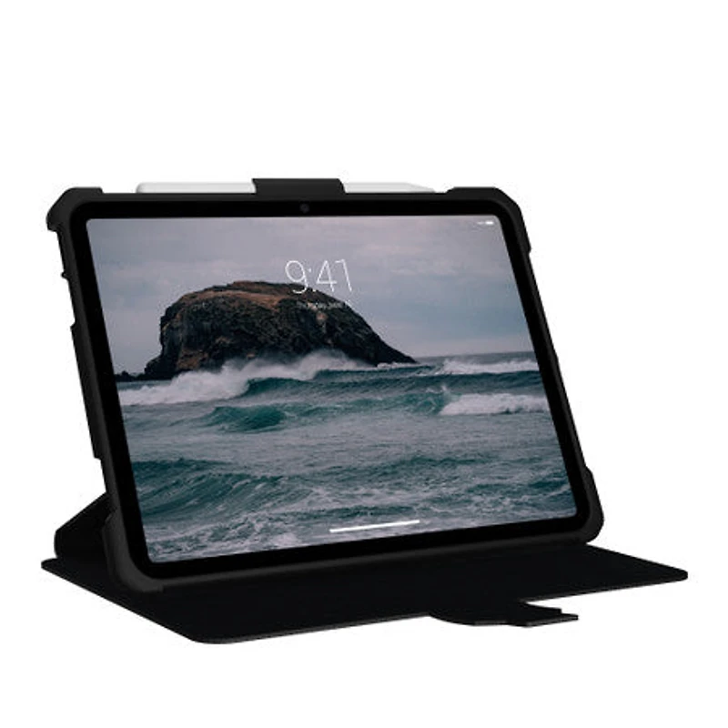 Metropolis Folio Rugged Case Black for iPad 10.9 2022 (10th Gen)
