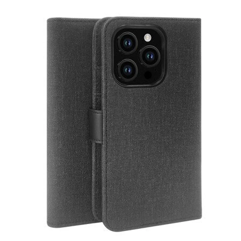 Folio 2 in 1 w/MagSafe Case Black for iPhone 16 Pro Max