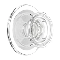 PopGrip For MagSafe Round with Adapter Ring Clear