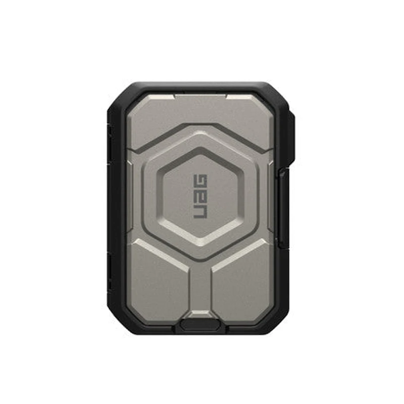 Magnetic Wallet with Kickstand for MagSafe Black/Titanium