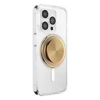 PopGrip for MagSafe Round with Adapter Ring Radial Gold