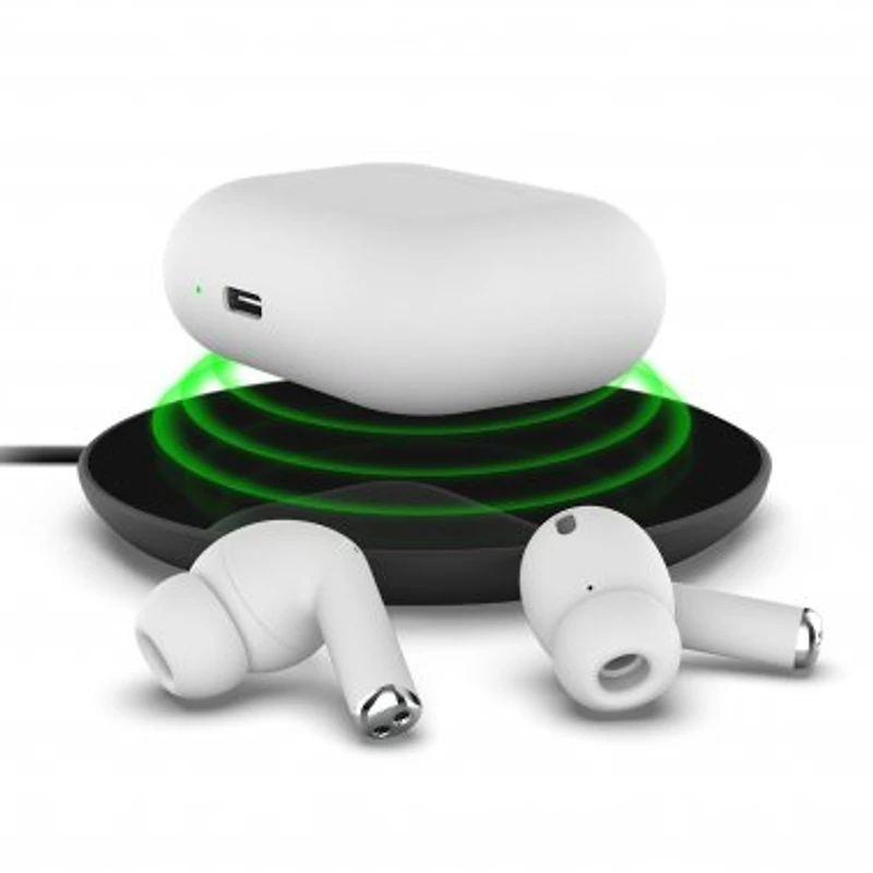 Naztech White Xpods Pro True Wireless Earbuds with Wireless Charging Case