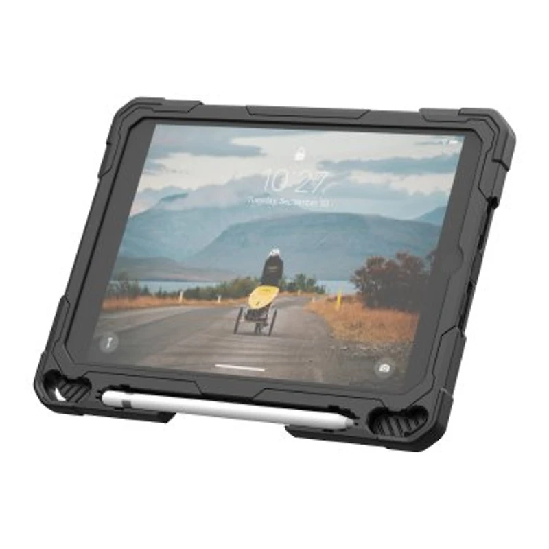 iPad 10.2 2019-2021 7th-9th Gen UAG Plasma w/Kickstand + HS Case - Ice/Black