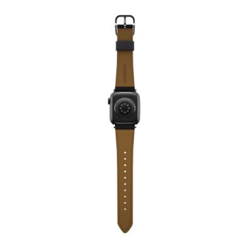 Apple Watch 38/40/41mm Otterbox Cactus Leather Watch Band - Black - Noir Ash