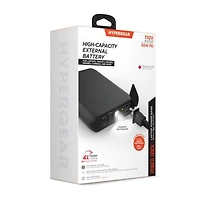 HyperGear 24,000mAh 65W USB-C + A/C Outlet Power Brick Laptop Power Bank