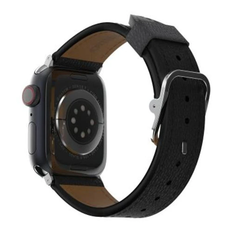 Apple Watch 38/40/41mm Otterbox Cactus Leather Watch Band - Black - Noir Ash