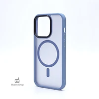 iPhone 14/13 Aura Indigo Baby Blue Case w/Magsafe - PREMIUM ALLOY BUTTONS BULK