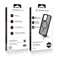 iPhone 14 Pro SPECTRUM Halo Slim MagSafe Case - Smoke