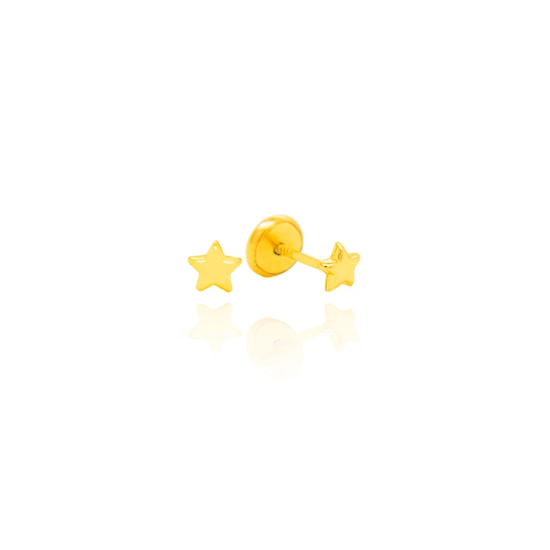 3MM Star Stud Earrings
