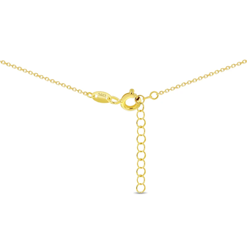 Polished Star Flat Kids Necklace - Engravable