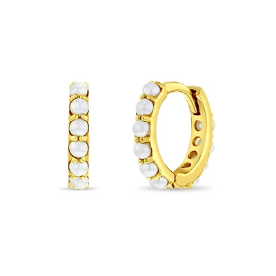 Pearl Huggie Kids Earrings