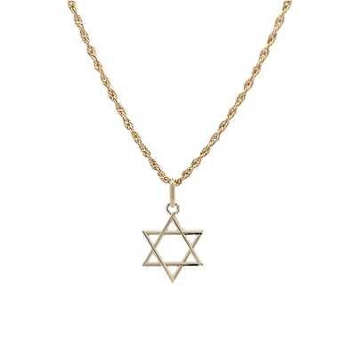 Star of David 18MM Pendant