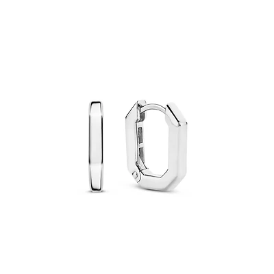Reflexions Silver Huggie Earrings