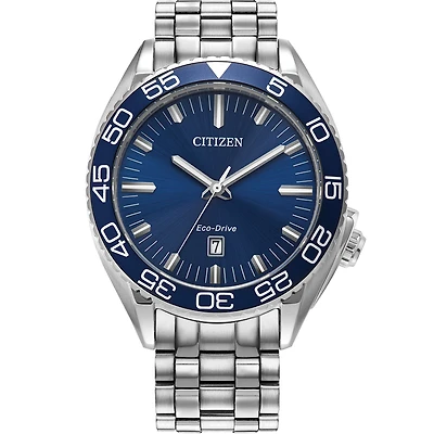 Carson 42MM Blue/Steel Watch
