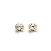 6MM Zirconia Stud Earrings