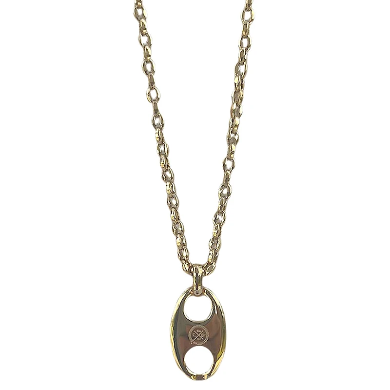 Mariner Chain with Pendant Steel Necklace