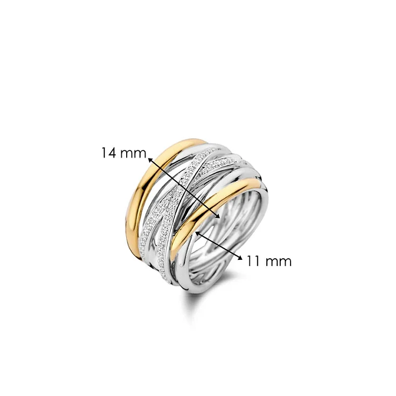Passarella Two Tone Ring