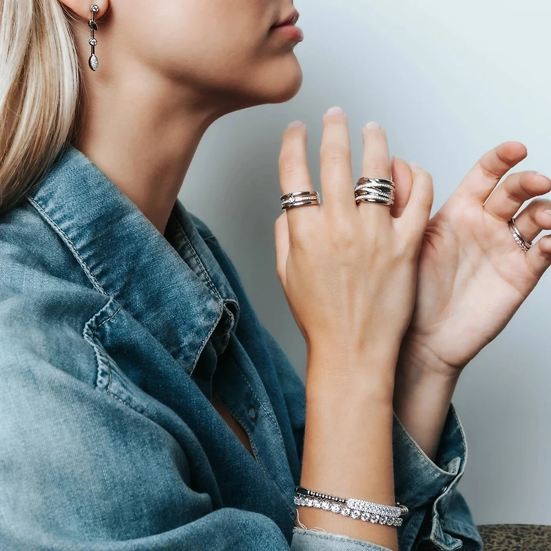 Triple Band Silver Ring
