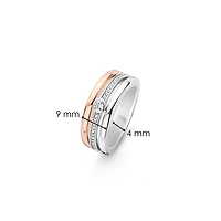 Triple Band Rose Ring