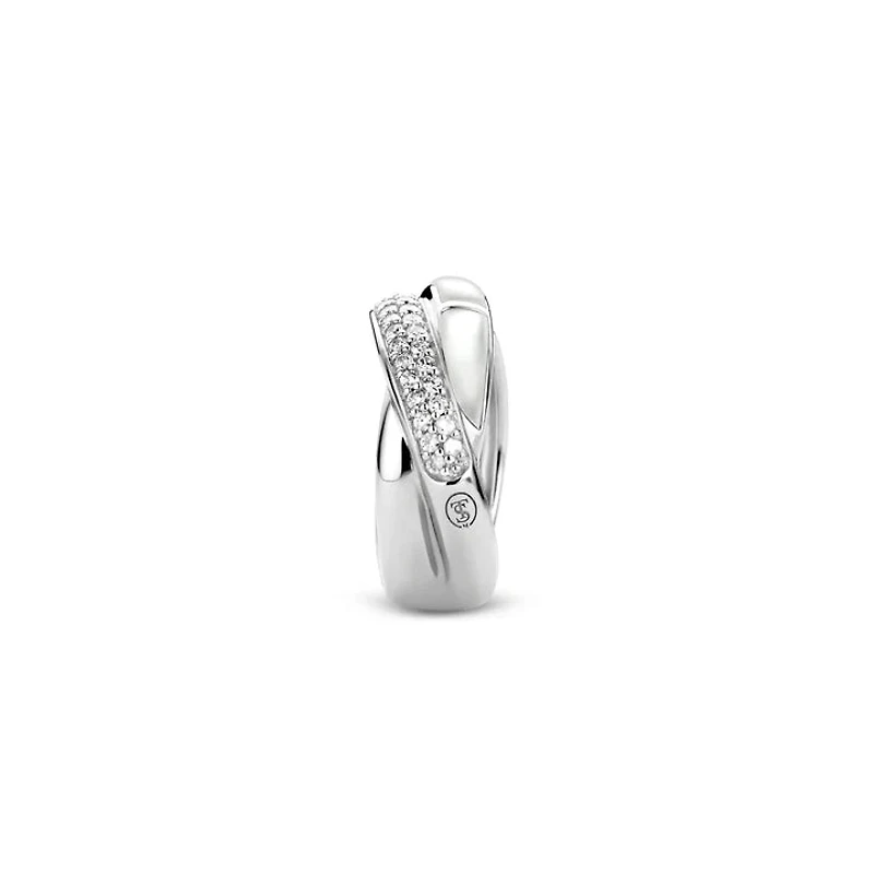 Twisted Mother Pearl Ring