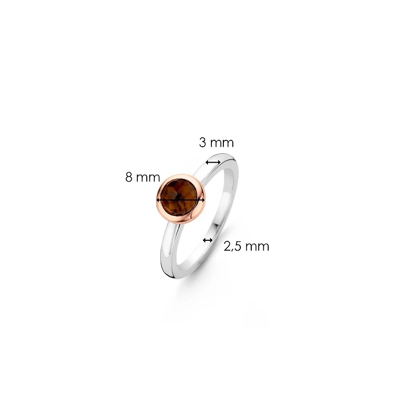 Brown and Rose Mood Ring