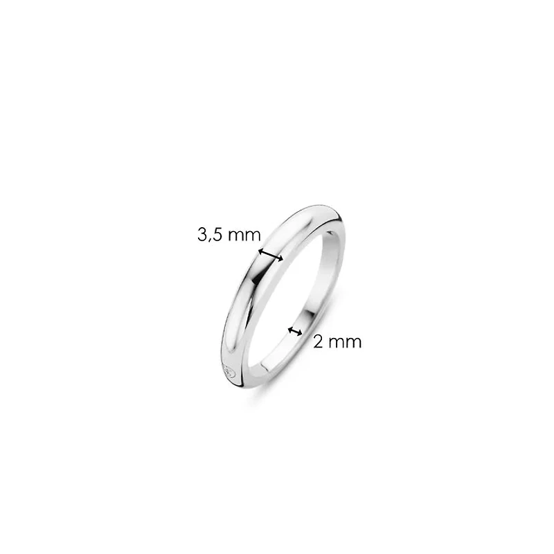 Smoothly Silver Ring