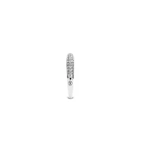 Pave All Night Silver Ring