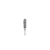 Pave All Night Silver Dipped Ring