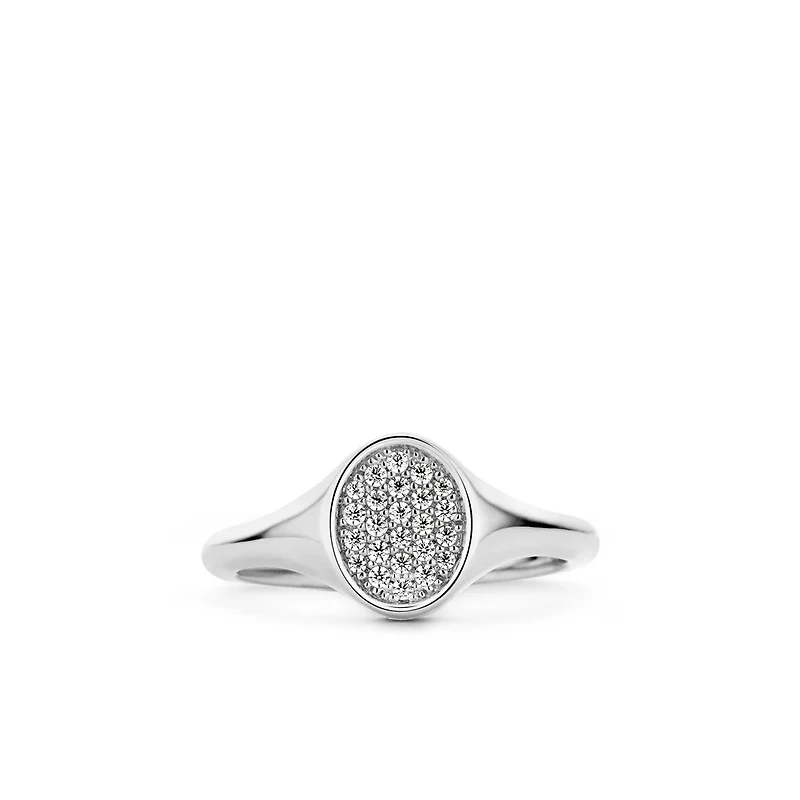 Pave Signet Ring