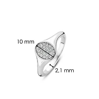 Pave Signet Ring