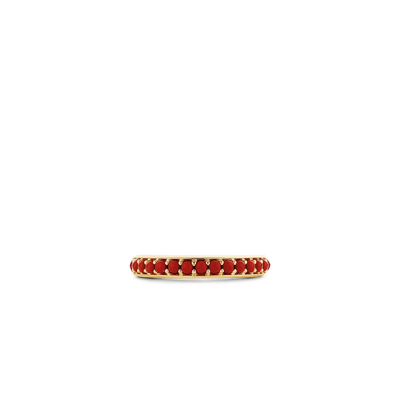 Radiant Coral Ring