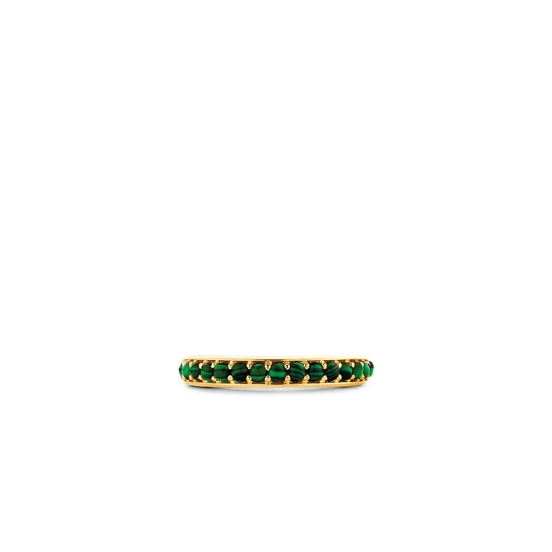 Radiant Green Malachite Ring